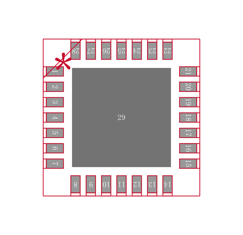 LM4805LQ/NOPB封装焊盘图