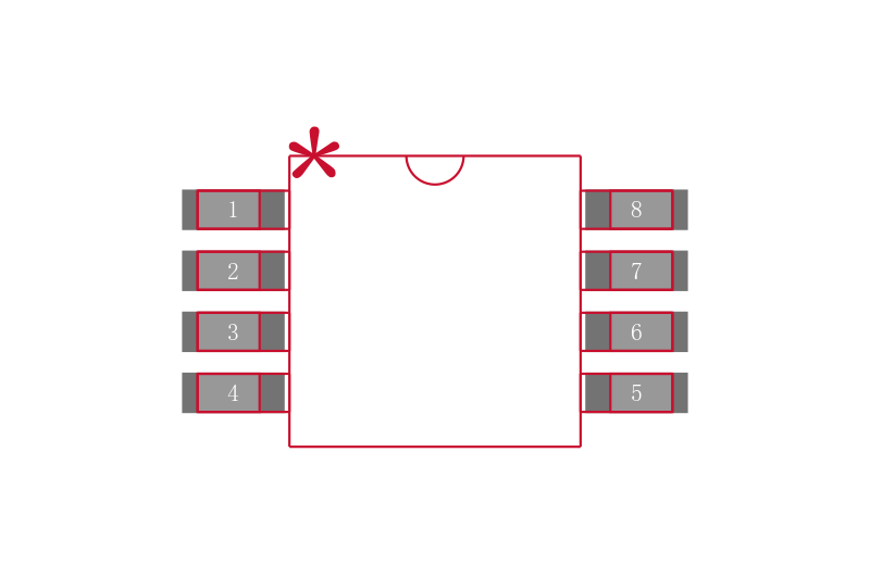 LM4808MMX/NOPB封装焊盘图
