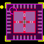 LM4836LQ/NOPB封装焊盘图