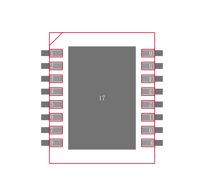 LM48510SDE/NOPB封装焊盘图