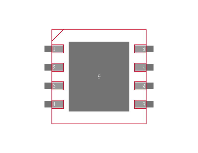 LM4879SDX/NOPB封装焊盘图