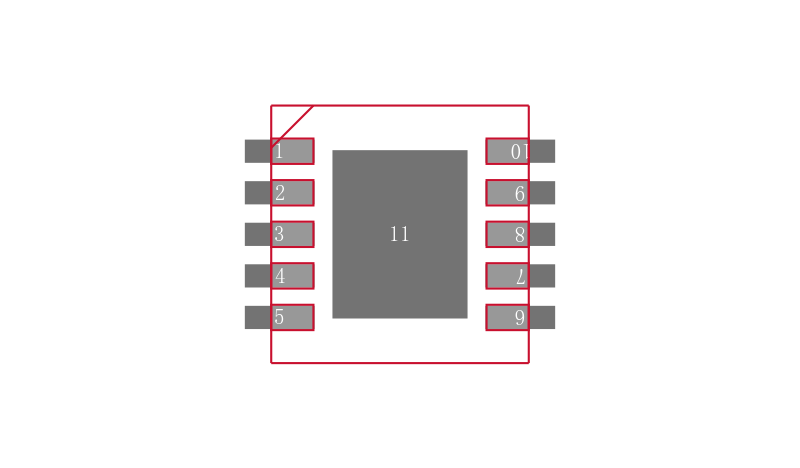LM4924SDX封装焊盘图