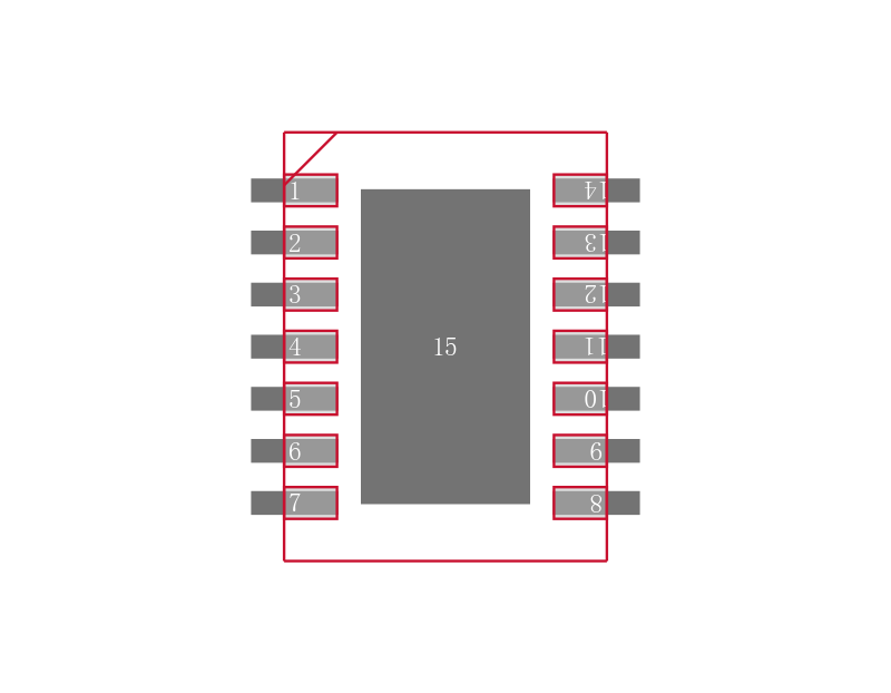 LM4928SDX/NOPB封装焊盘图