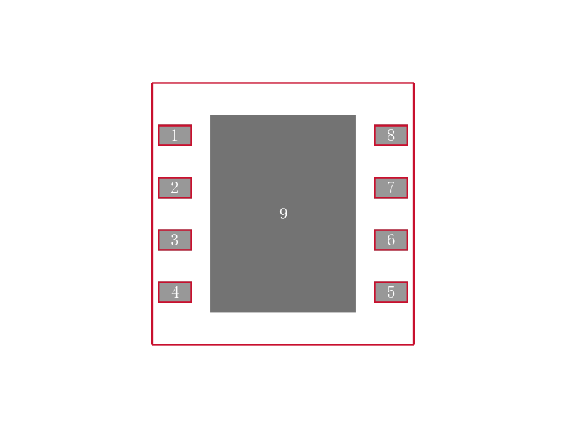 LP2989ILDX-5.0/NOPB封装焊盘图