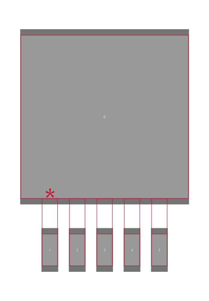 LP38511TSX-1.8/NOPB封装焊盘图