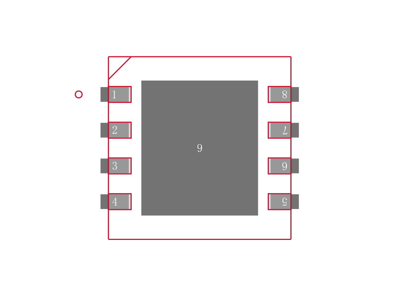 LP3879SD-1.0/NOPB封装焊盘图