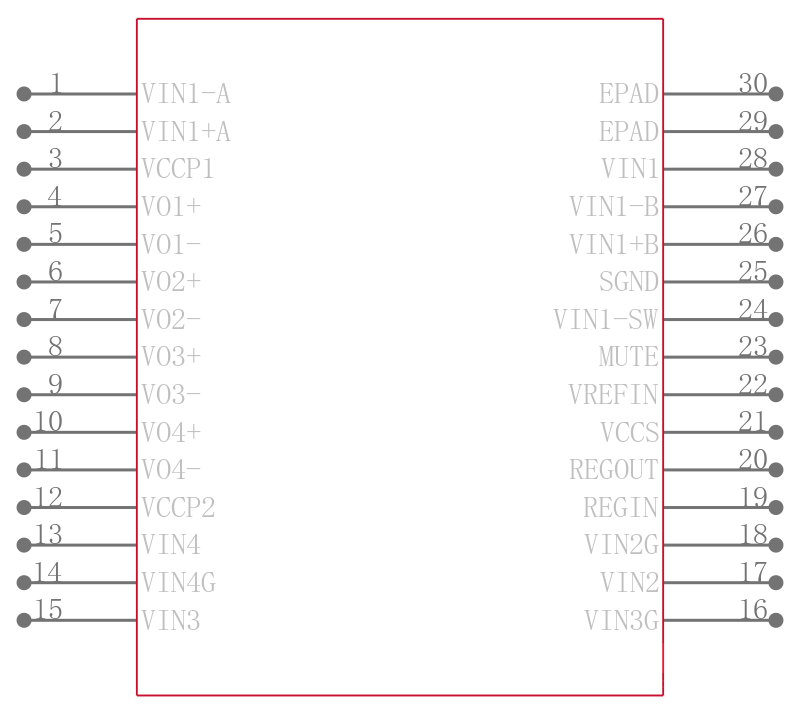 LA6242H-TE-L-E引脚图