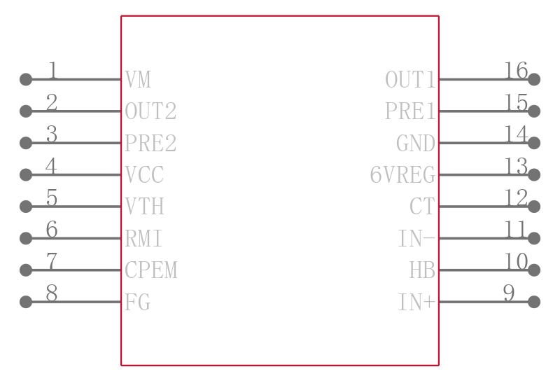 LB11660FV-TLM-E引脚图