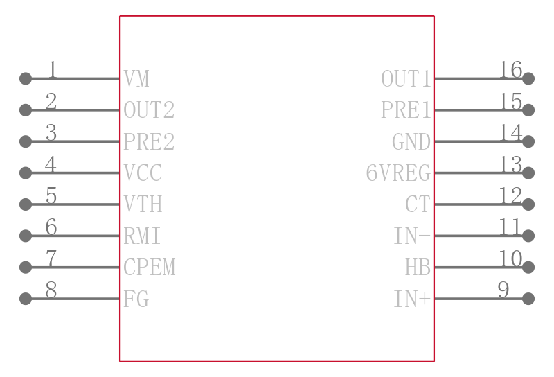 LB11660RV-TLM-E引脚图