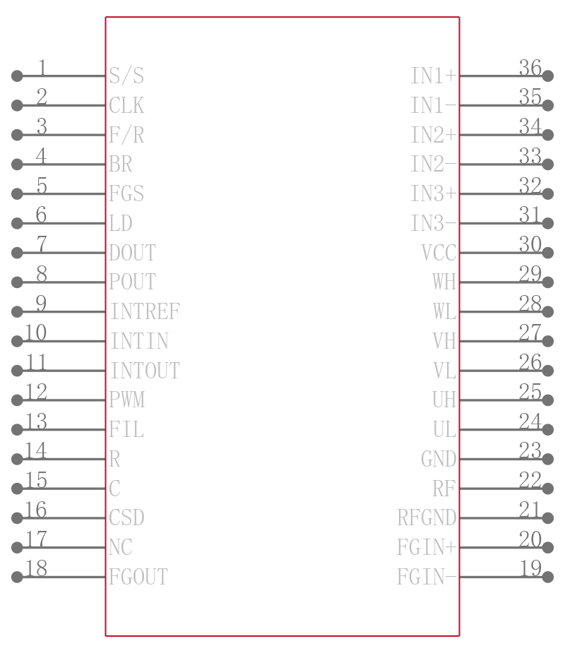 LB11921T-MPB-E引脚图