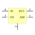 LM4121AIM5-ADJ/NOPB引脚图