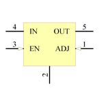 LM4121IM5-ADJ/NOPB引脚图