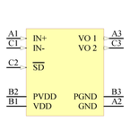 LM4673TM/NOPB引脚图