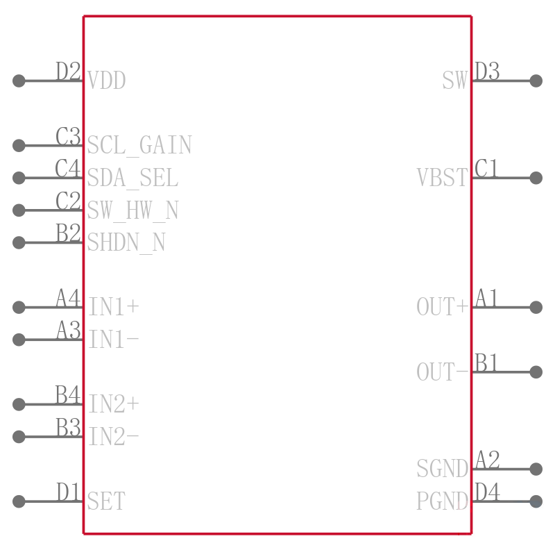 LM48560TL/NOPB引脚图
