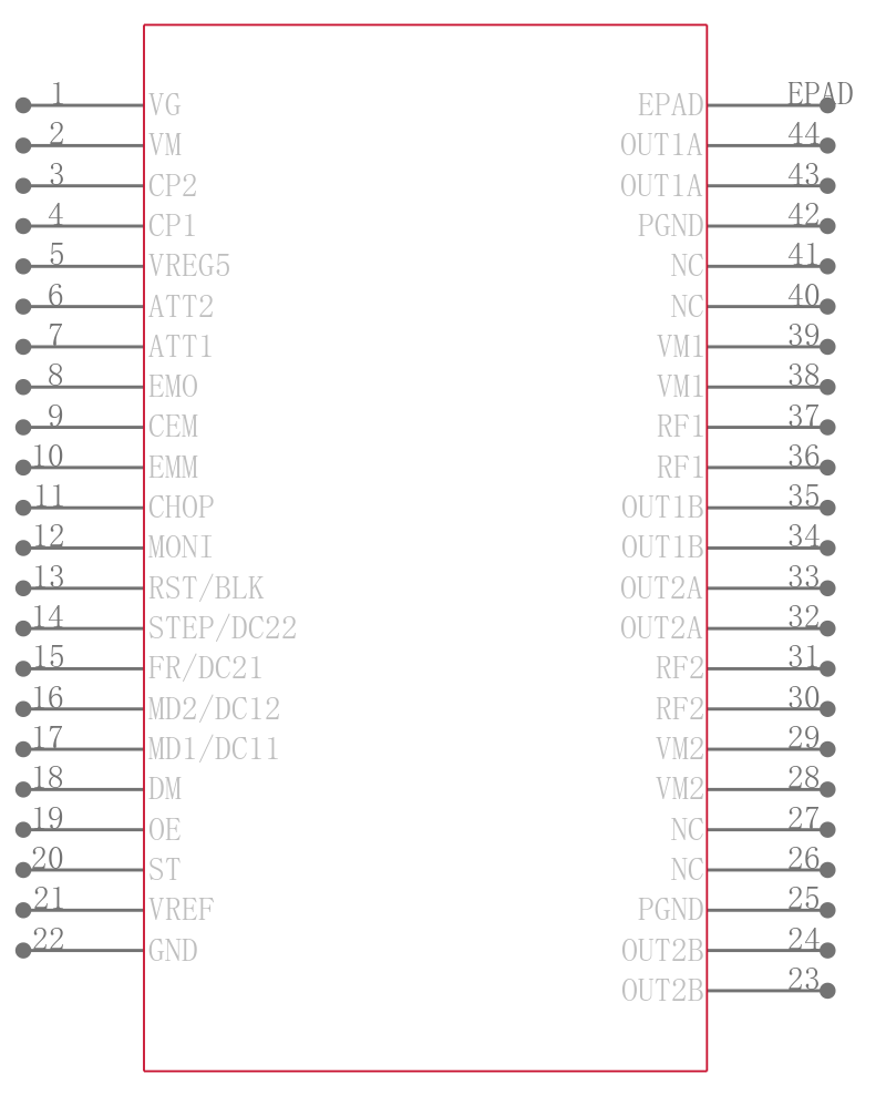 LV8731V-TLM-H引脚图