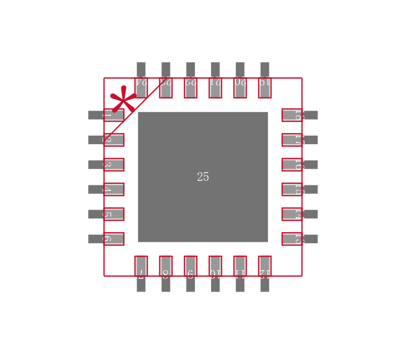 LM27403SQX/NOPB封装焊盘图