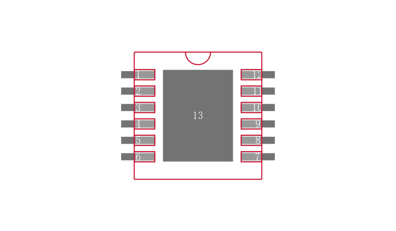 LM3668SDX-3034/NOPB封装焊盘图