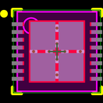 LM5070SD-50/NOPB封装焊盘图