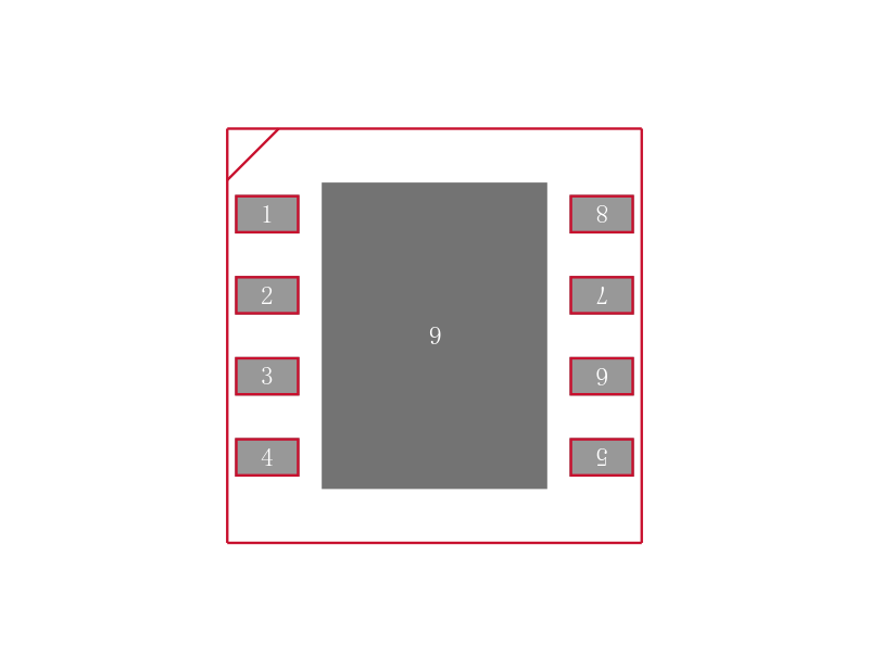 LP2989AILDX-3.3/NOPB封装焊盘图