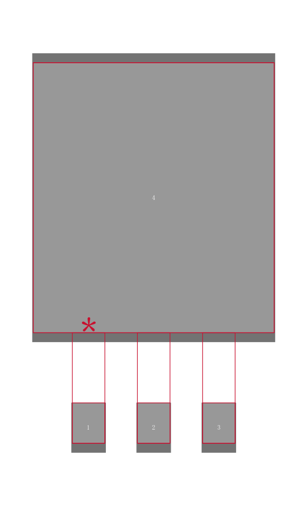 LT1117CM-3.3#TRPBF封装焊盘图