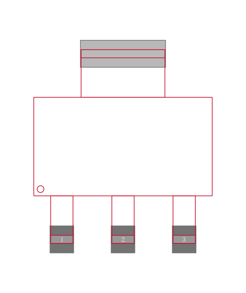 LT1117CST-3.3#TRPBF封装焊盘图