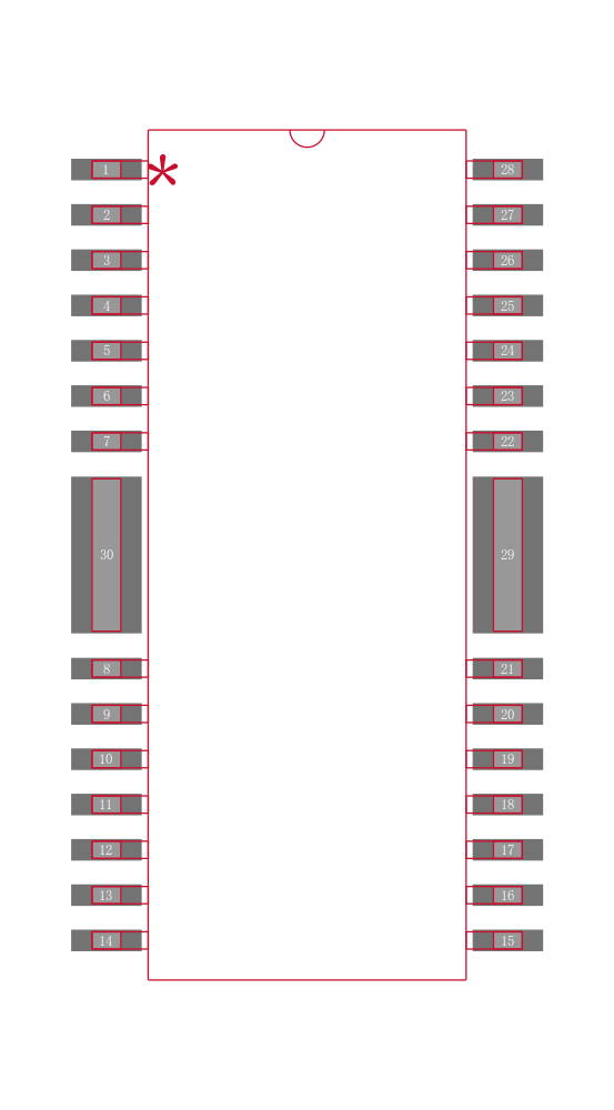 LV8771VH-MPB-H封装焊盘图