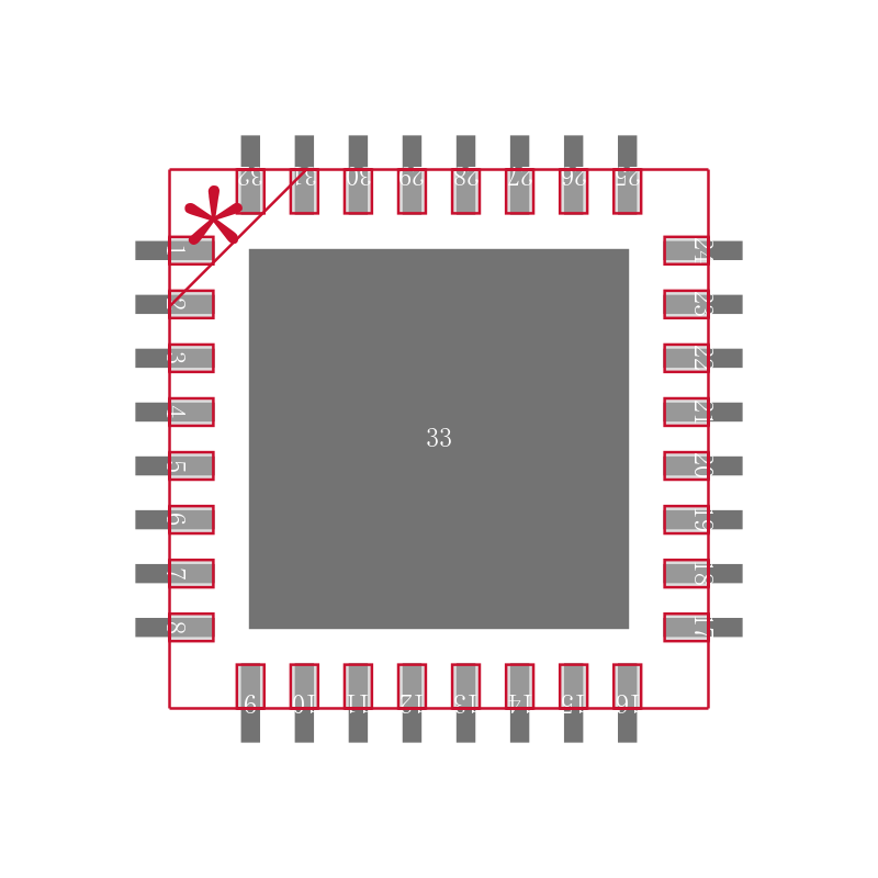 LV8824QA-NH封装焊盘图