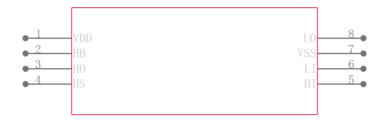 LM5100AMX/NOPB引脚图