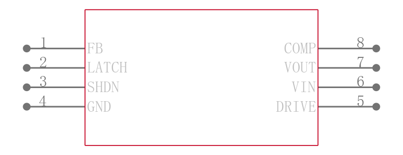LT1573CS8#PBF引脚图