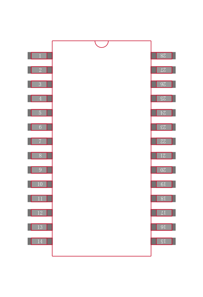 LM2642MTCX封装焊盘图