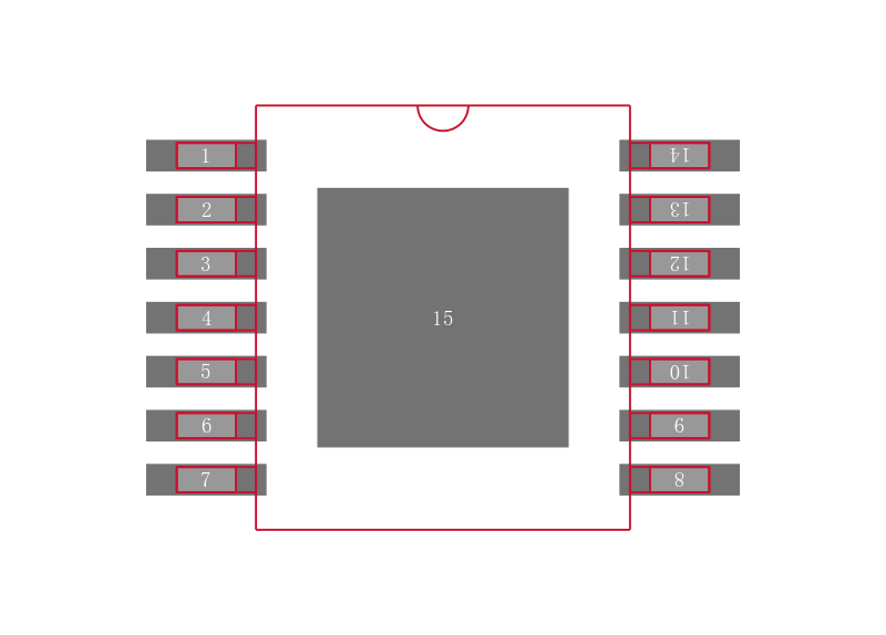 LM2852XMXAX-1.2/NOPB封装焊盘图