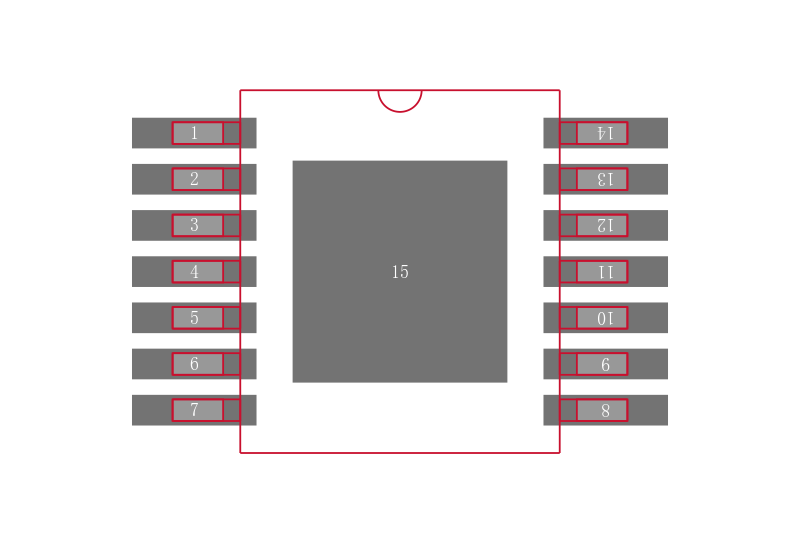 LM2852YMXA-1.0封装焊盘图