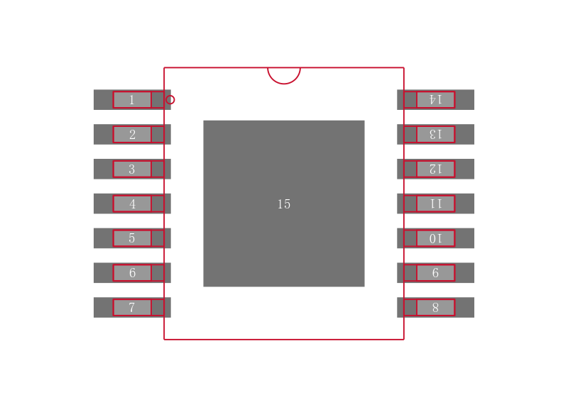 LM2853MH-1.5/NOPB封装焊盘图