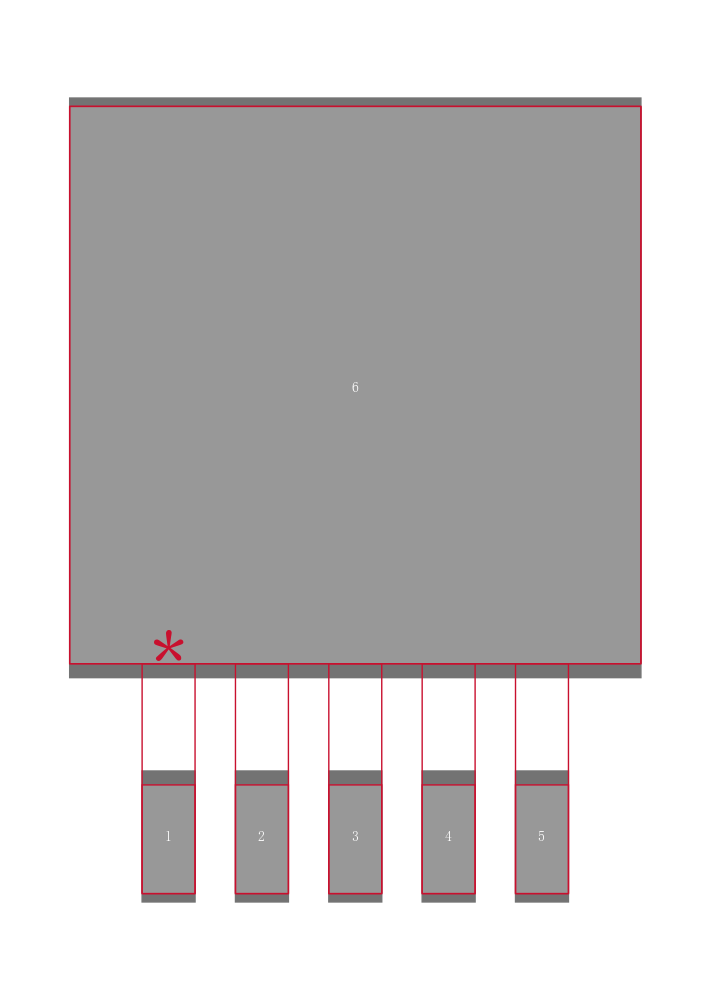 LP3852ESX-3.3/NOPB封装焊盘图