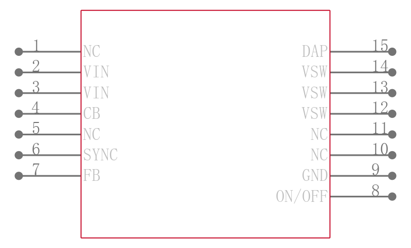 LM2670SDX-ADJ/NOPB引脚图