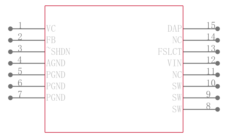 LM2700LDX-ADJ/NOPB引脚图