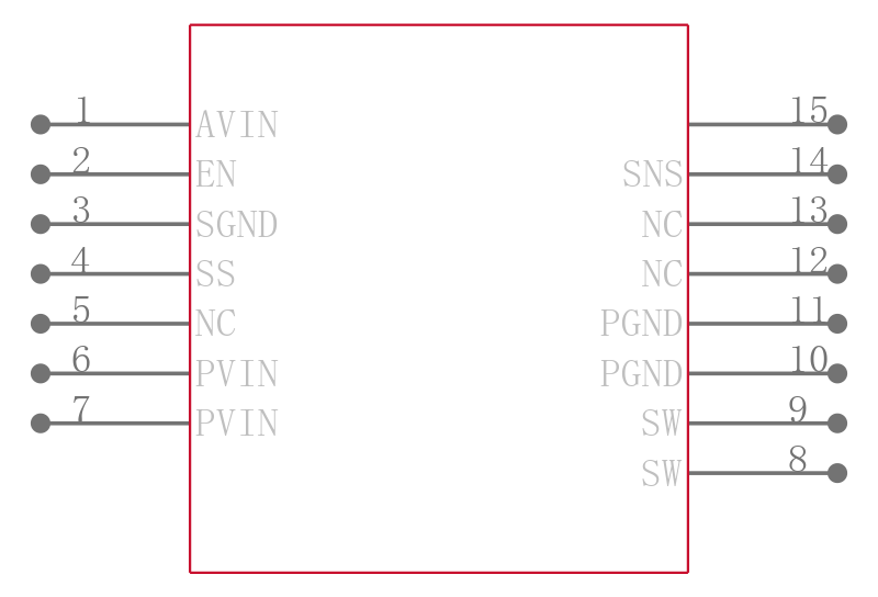 LM2853MH-1.5/NOPB引脚图