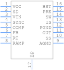 LM5575MH/NOPB引脚图