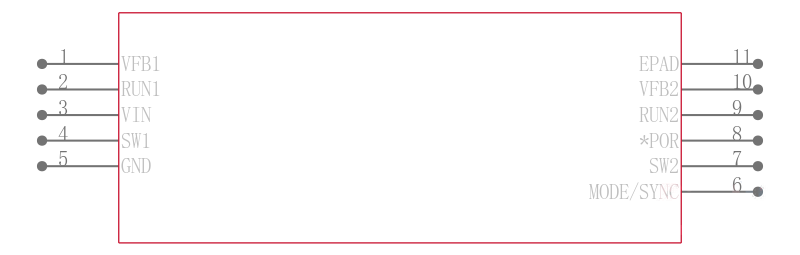 LTC3407EDD引脚图