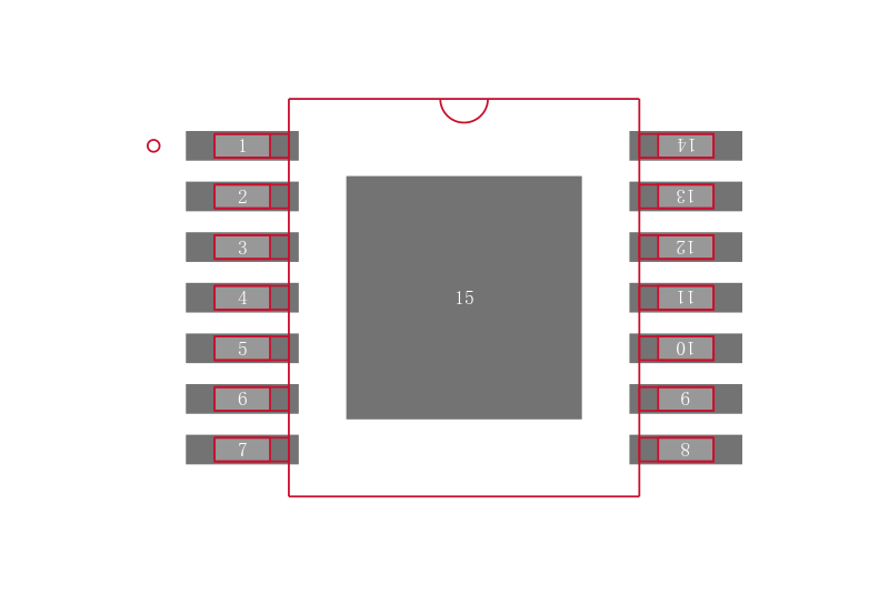 LM2853MH-1.0/NOPB封装焊盘图