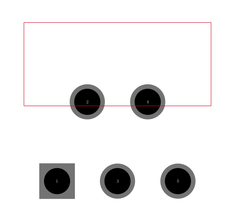 LP3853ET-1.8/NOPB封装焊盘图