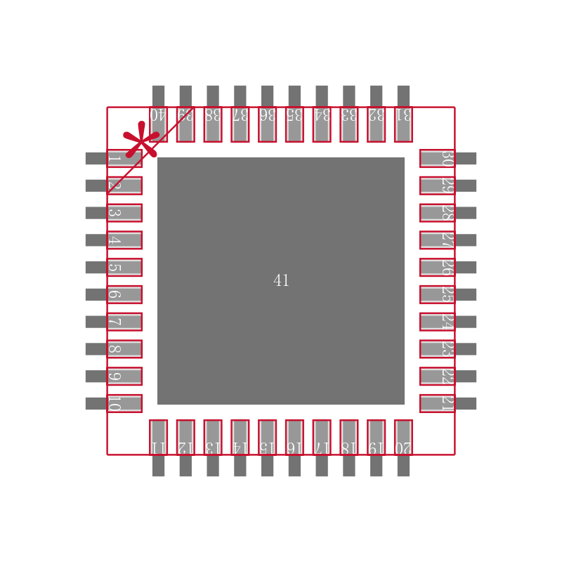 LP3972SQ-A514封装焊盘图