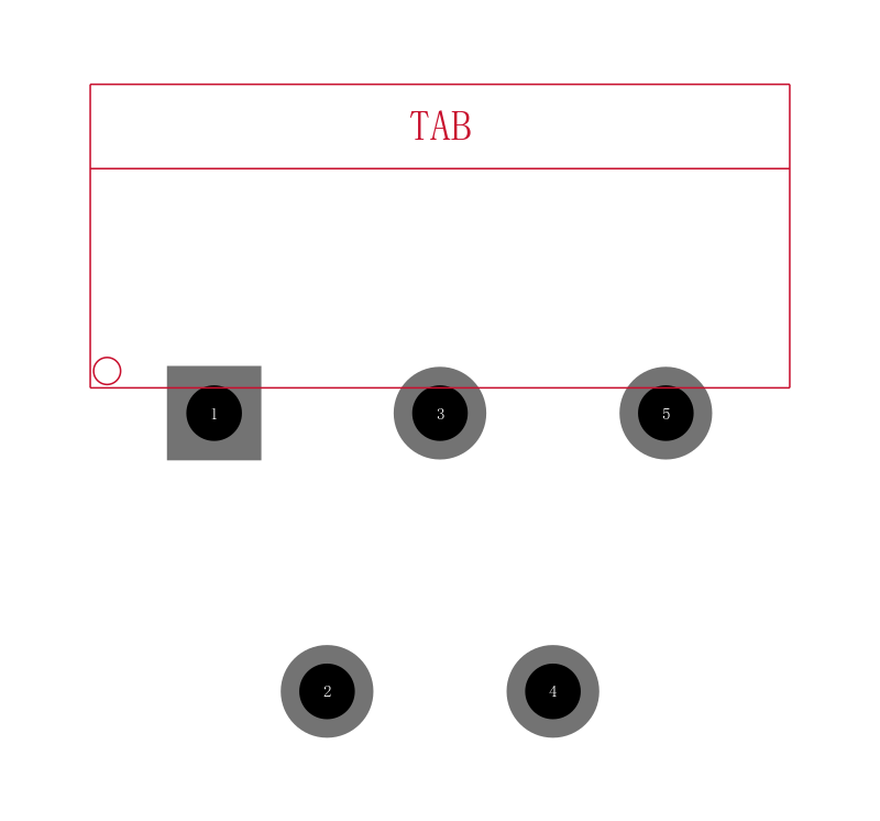 LT3015IT#TRPBF封装焊盘图