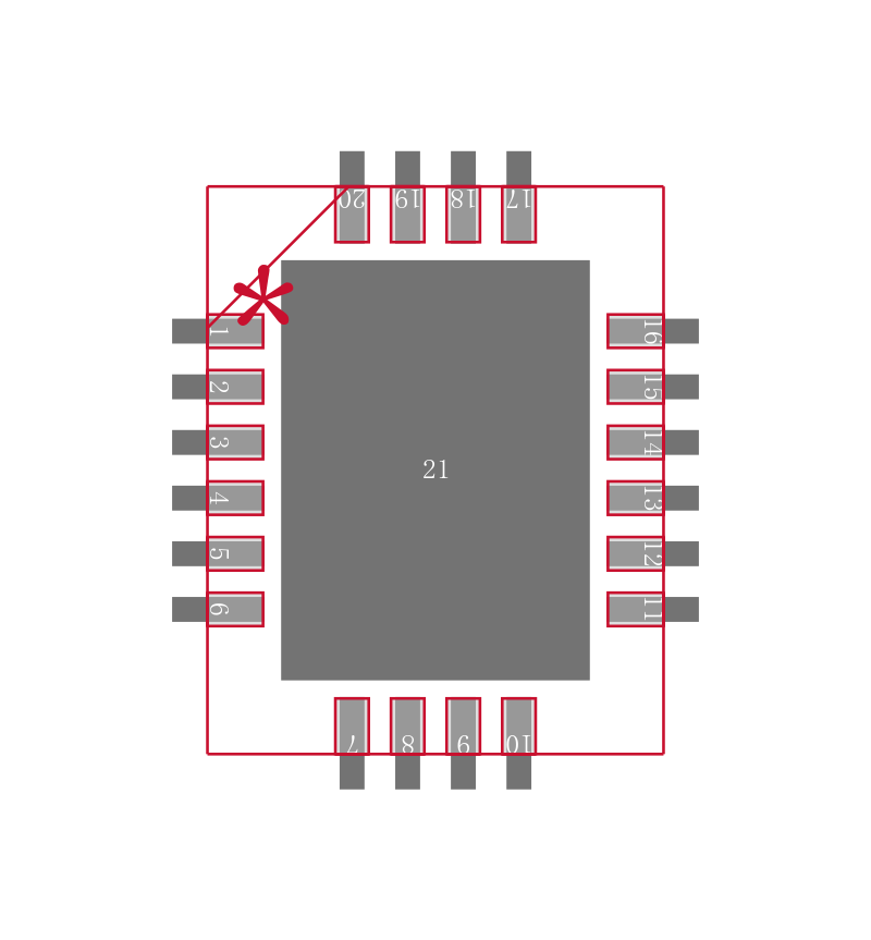 LTC4227IUFD-4#PBF封装焊盘图