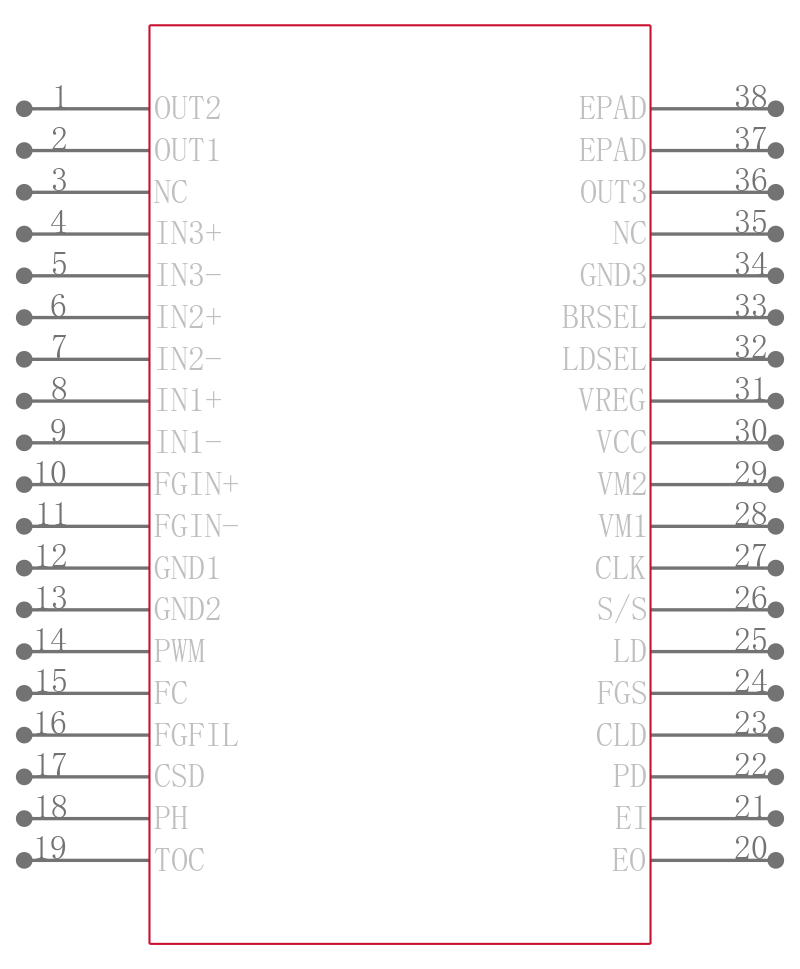 LB1876-TLM-E引脚图