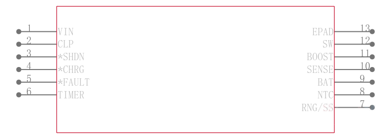 LT3650EDD-4.2#TRPBF引脚图