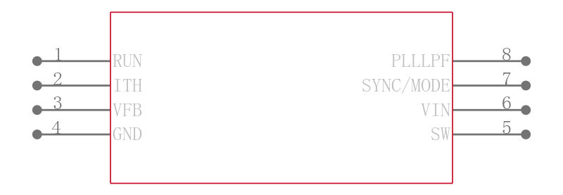 LTC3404IMS8#TRPBF引脚图