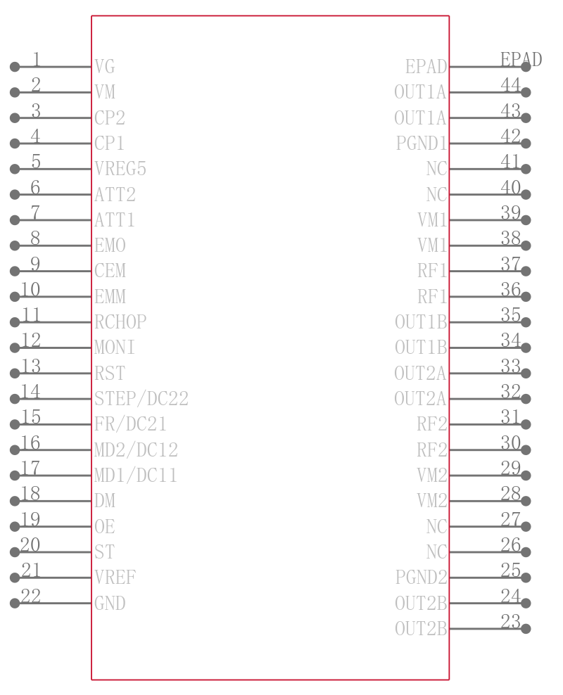 LV8740V-TLM-E引脚图