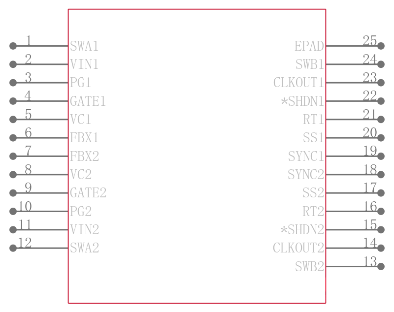 LT8582EDKD#TRPBF引脚图