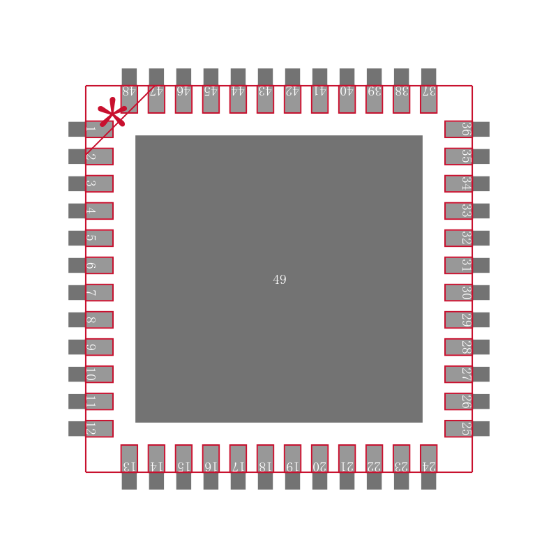 LTC3300IUK-1#TRPBF封装焊盘图